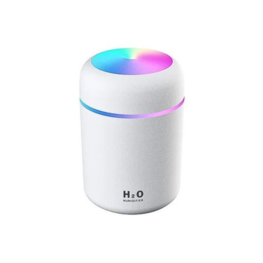 Humidificateur d'Air 300ml avec Lumière d'ambiance pour Voiture, Chambre, Bureau...