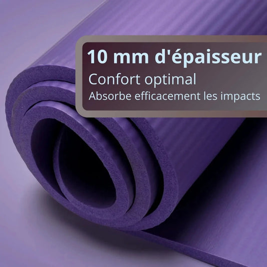 tapis de yoga 10 mm d'epaisseur