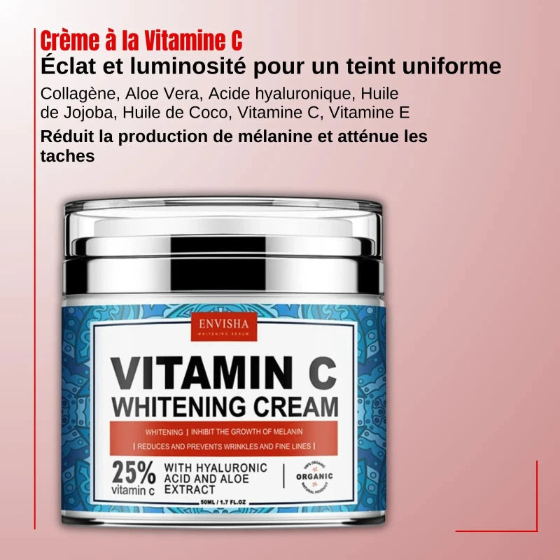 Envisha crème pour soins de la peau a la vitamine C