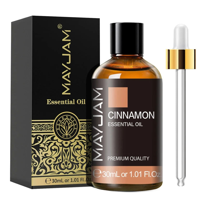 Huile Essentielle MAYJAM 30ML - 100% Pure et Naturelle. parfum cinnamon