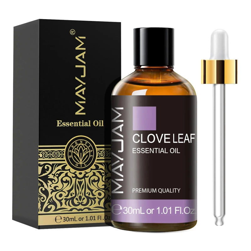 Huile essentielle naturelle pour aromathérapie et bien-être parfum clove leaf qualité premium