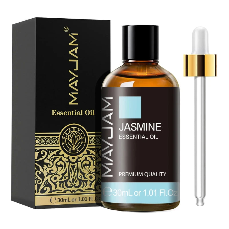 Huile essentielle naturelle pour aromathérapie et bien-être parfum  jasmin qualité premium